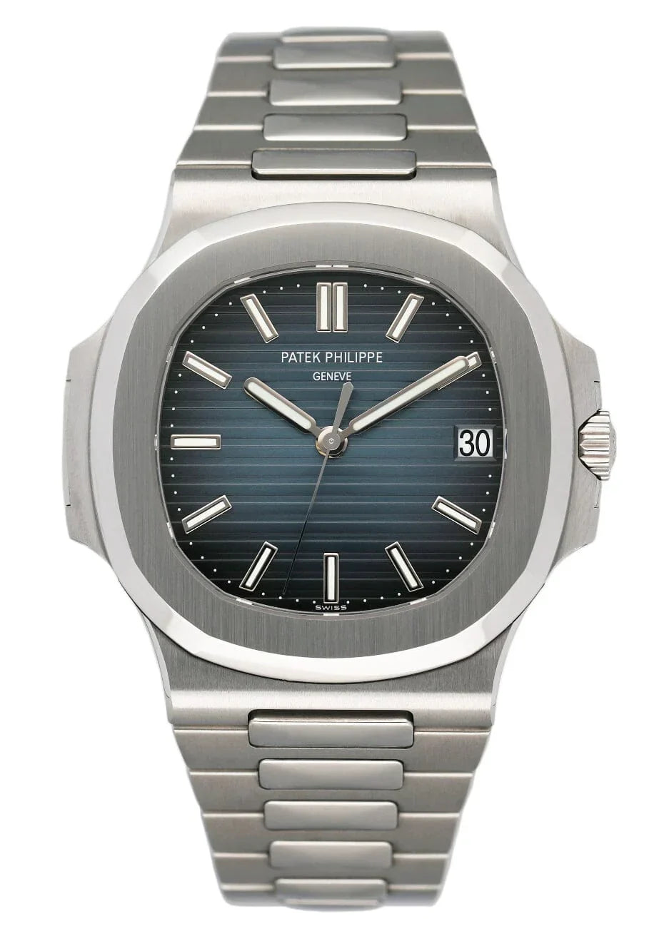Stainless Steel PP Watch With Bluish-Black Dial
